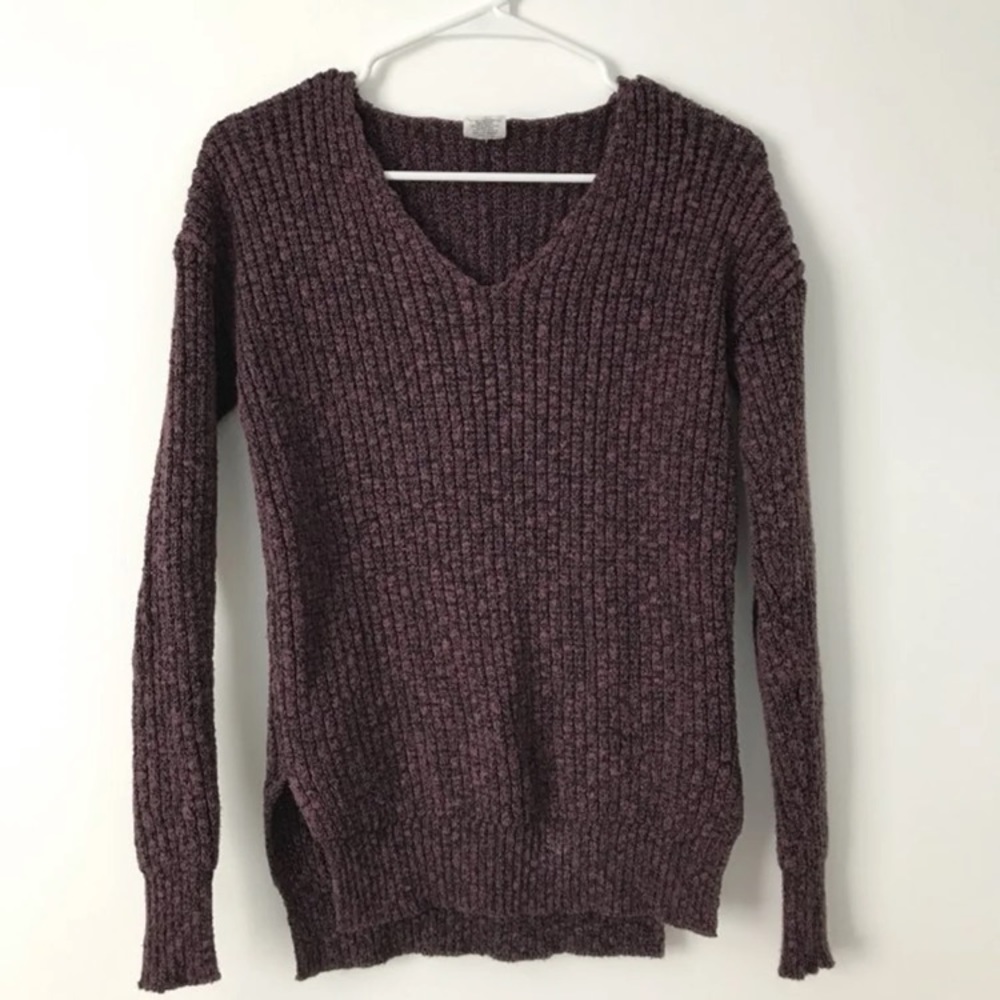 Burgundy sweater